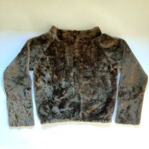 Max Mara Fur/Leather Sweater